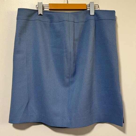 Tahari Arthur S. Levine Petite Blue Skirt - Size 16P - Picture 2 of 10
